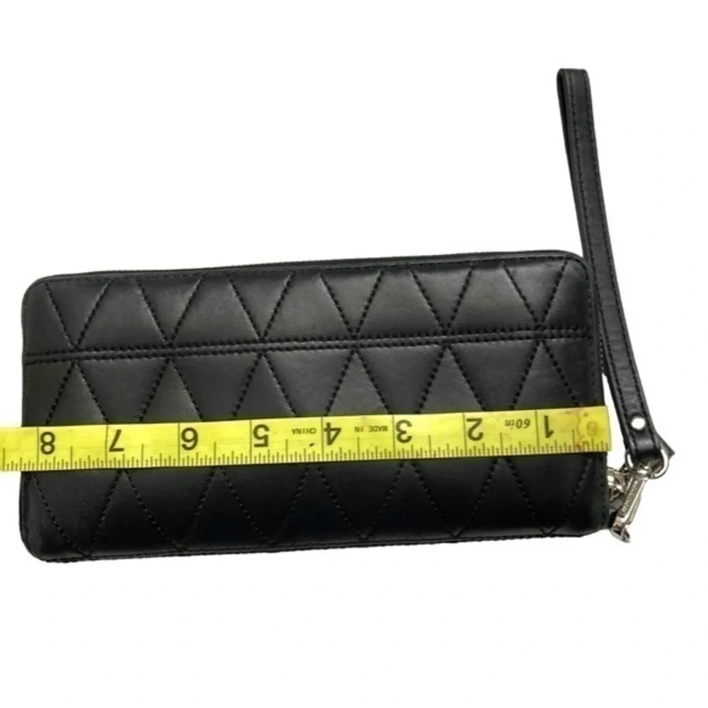Michael Kors quilted zipper clutch bag